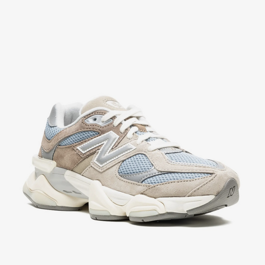 baskets 9060 'Taupe & Sky Blue'