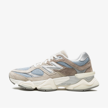 baskets 9060 'Taupe & Sky Blue'